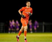22 September 2023; Wexford goalkeeper Owen Mason celebrates his sides second goal scored by Cian O'Malley during the SSE Airtricity Men's First Division match between Wexford and Bray Wanderers at Ferrycarrig Park in Wexford. Photo by Michael P Ryan/Sportsfile