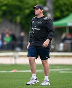 22 September 2023; Munster defence coach Denis Leamy before the pre season friendly match between Connacht and Munster at The Sportsground in Galway. Photo by Ben McShane/Sportsfile