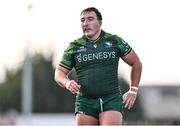22 September 2023; Denis Buckley of Connacht during the pre season friendly match between Connacht and Munster at The Sportsground in Galway. Photo by Ben McShane/Sportsfile