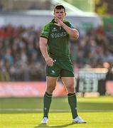 22 September 2023; Tom Farrell of Connacht during the pre season friendly match between Connacht and Munster at The Sportsground in Galway. Photo by Ben McShane/Sportsfile