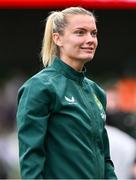 23 September 2023; Saoirse Noonan of Republic of Ireland after the UEFA Women's Nations League B1 match between Republic of Ireland and Northern Ireland at Aviva Stadium in Dublin. Photo by Ben McShane/Sportsfile