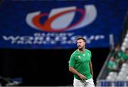23 September 2023; Caelan Doris of Ireland walks the pitch before the 2023 Rugby World Cup Pool B match between South Africa and Ireland at Stade de France in Paris, France. Photo by Ramsey Cardy/Sportsfile