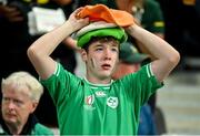 23 September 2023; Ireland suppoter James Lesley, from Killarney, Kerry before the 2023 Rugby World Cup Pool B match between South Africa and Ireland at Stade de France in Paris, France.  Photo by Brendan Moran/Sportsfile