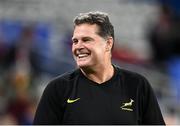 23 September 2023; South Africa director of rugby Rassie Erasmus before the 2023 Rugby World Cup Pool B match between South Africa and Ireland at Stade de France in Paris, France. Photo by Ramsey Cardy/Sportsfile