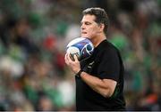 23 September 2023; South Africa director of rugby Rassie Erasmus before the 2023 Rugby World Cup Pool B match between South Africa and Ireland at Stade de France in Paris, France. Photo by Ramsey Cardy/Sportsfile