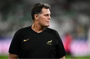 23 September 2023; South Africa director of rugby Rassie Erasmus before the 2023 Rugby World Cup Pool B match between South Africa and Ireland at Stade de France in Paris, France. Photo by Ramsey Cardy/Sportsfile