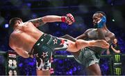 23 September 2023; Fabian Edwards, right, in action against Johnny Eblen during their Middleweight fight during the Bellator 299 at 3 Arena in Dublin. Photo by David Fitzgerald/Sportsfile