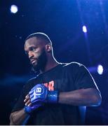 23 September 2023; Fabian Edwards before his Middleweight fight against Johnny Eblen during the Bellator 299 at 3 Arena in Dublin. Photo by David Fitzgerald/Sportsfile