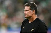 23 September 2023; South Africa director of rugby Rassie Erasmus before the 2023 Rugby World Cup Pool B match between South Africa and Ireland at Stade de France in Paris, France. Photo by Ramsey Cardy/Sportsfile