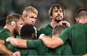 23 September 2023; Pieter-Steph Du Toit, left, and Eben Etzebeth of South Africa before the 2023 Rugby World Cup Pool B match between South Africa and Ireland at Stade de France in Paris, France. Photo by Ramsey Cardy/Sportsfile