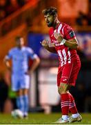 22 September 2023; Greg Bolger of Sligo Rovers during the SSE Airtricity Men's Premier Division match between Sligo Rovers and Derry City at The Showgrounds in Sligo. Photo by Tyler Miller/Sportsfile