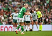 23 September 2023; Lily Agg of Republic of Ireland during the UEFA Women's Nations League match between Republic of Ireland and Northern Ireland at Aviva Stadium in Dublin. Photo by Ben McShane/Sportsfile