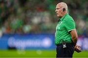 23 September 2023; Ireland team manager Michael Kearney before the 2023 Rugby World Cup Pool B match between South Africa and Ireland at Stade de France in Paris, France. Photo by Brendan Moran/Sportsfile