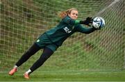 24 September 2023; Goalkeeper Grace Moloney during a Republic of Ireland women training session at MTK Budapest Training Ground in Budapest, Hungary. Photo by Stephen McCarthy/Sportsfile