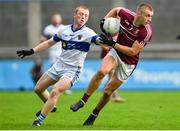 24 September 2023; Brian Talty of Raheny in action against Sean Lambe of St Vincents during the Dublin Senior Football Championship quarter-final match between Raheny and St Vincents at Parnell Park in Dublin. Photo by Tyler Miller/Sportsfile
