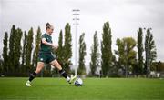 24 September 2023; Claire O'Riordan during a Republic of Ireland women training session at MTK Budapest Training Ground in Budapest, Hungary. Photo by Stephen McCarthy/Sportsfile