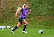 24 September 2023; Savannah McCarthy during a Republic of Ireland women training session at MTK Budapest Training Ground in Budapest, Hungary. Photo by Stephen McCarthy/Sportsfile