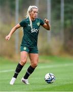 24 September 2023; Savannah McCarthy during a Republic of Ireland women training session at MTK Budapest Training Ground in Budapest, Hungary. Photo by Stephen McCarthy/Sportsfile