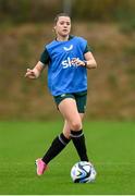 24 September 2023; Emily Whelan during a Republic of Ireland women training session at MTK Budapest Training Ground in Budapest, Hungary. Photo by Stephen McCarthy/Sportsfile