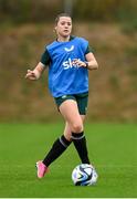 24 September 2023; Emily Whelan during a Republic of Ireland women training session at MTK Budapest Training Ground in Budapest, Hungary. Photo by Stephen McCarthy/Sportsfile