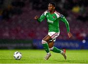 15 September 2023; Malik Dijksteel of Cork City during the Sports Direct Men’s FAI Cup quarter final match between Cork City and Wexford at Turner's Cross in Cork. Photo by Eóin Noonan/Sportsfile