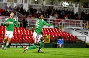 15 September 2023; Malik Dijksteel of Cork City during the Sports Direct Men’s FAI Cup quarter final match between Cork City and Wexford at Turner's Cross in Cork. Photo by Eóin Noonan/Sportsfile