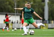 24 September 2023; Lia O'Leary of Republic of Ireland before the Women's U19 international friendly match between Northern Ireland and Republic of Ireland at Blanchflower Stadium in Belfast. Photo by Ben McShane/Sportsfile