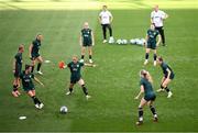 25 September 2023; A general view during a Republic of Ireland women training session at Hidegkuti Nándor Stadium in Budapest, Hungary. Photo by Stephen McCarthy/Sportsfile