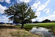 25 September 2023; A general view of the 9th hole before the 2023 Ryder Cup at Marco Simone Golf and Country Club in Rome, Italy. Photo by Ramsey Cardy/Sportsfile