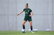 25 September 2023; Claire O'Riordan during a Republic of Ireland women training session at Hidegkuti Nándor Stadium in Budapest, Hungary. Photo by Stephen McCarthy/Sportsfile