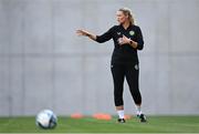 25 September 2023; Interim assistant coach Emma Byrne during a Republic of Ireland women training session at Hidegkuti Nándor Stadium in Budapest, Hungary. Photo by Stephen McCarthy/Sportsfile