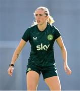 25 September 2023; Megan Connolly during a Republic of Ireland women training session at Hidegkuti Nándor Stadium in Budapest, Hungary. Photo by Stephen McCarthy/Sportsfile