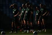 25 September 2023; Players during a Republic of Ireland women training session at Hidegkuti Nándor Stadium in Budapest, Hungary. Photo by Stephen McCarthy/Sportsfile