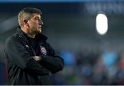 25 September 2023; Bohemians manager Declan Devine before the SSE Airtricity Men's Premier Division match between Bohemians and Shelbourne at Dalymount Park in Dublin. Photo by Tyler Miller/Sportsfile