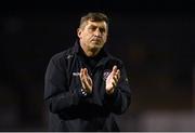 25 September 2023; Bohemians manager Declan Devine after his side's draw in the SSE Airtricity Men's Premier Division match between Bohemians and Shelbourne at Dalymount Park in Dublin. Photo by Tyler Miller/Sportsfile