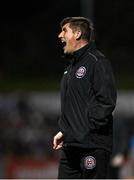 25 September 2023; Bohemians manager Declan Devine during the SSE Airtricity Men's Premier Division match between Bohemians and Shelbourne at Dalymount Park in Dublin. Photo by Stephen Marken/Sportsfile