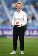 26 September 2023; Republic of Ireland interim head coach Eileen Gleeson before the UEFA Women's Nations League B1 match between Hungary and Republic of Ireland at Hidegkuti Nándor Stadium in Budapest, Hungary. Photo by Stephen McCarthy/Sportsfile