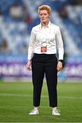 26 September 2023; Republic of Ireland interim head coach Eileen Gleeson before the UEFA Women's Nations League B1 match between Hungary and Republic of Ireland at Hidegkuti Nándor Stadium in Budapest, Hungary. Photo by Stephen McCarthy/Sportsfile
