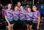 26 September 2023; Competitors before the Grant Thornton Corporate 5K Team Challenge at City Quay in Dublin. Photo by David Fitzgerald/Sportsfile