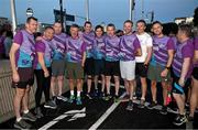 26 September 2023; Competitors before the Grant Thornton Corporate 5K Team Challenge at City Quay in Dublin. Photo by David Fitzgerald/Sportsfile