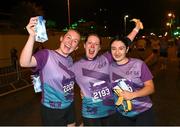 26 September 2023; Competitors after the Grant Thornton Corporate 5K Team Challenge at City Quay in Dublin. Photo by David Fitzgerald/Sportsfile