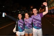 26 September 2023; Competitors after the Grant Thornton Corporate 5K Team Challenge at City Quay in Dublin. Photo by David Fitzgerald/Sportsfile