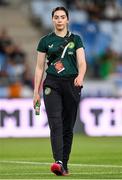 26 September 2023; Republic of Ireland physiotherapist Susie Coffey before the UEFA Women's Nations League B1 match between Hungary and Republic of Ireland at Hidegkuti Nándor Stadium in Budapest, Hungary. Photo by Stephen McCarthy/Sportsfile