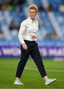 26 September 2023; Republic of Ireland interim head coach Eileen Gleeson before the UEFA Women's Nations League B1 match between Hungary and Republic of Ireland at Hidegkuti Nándor Stadium in Budapest, Hungary. Photo by Stephen McCarthy/Sportsfile