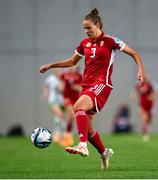 26 September 2023; Hanna Németh of Hungary during the UEFA Women's Nations League B1 match between Hungary and Republic of Ireland at Hidegkuti Nándor Stadium in Budapest, Hungary. Photo by Stephen McCarthy/Sportsfile