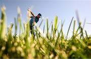 27 September 2023; Nicolai Højgaard of Europe plays his tee shot on the 17th hole during a practice round before the 2023 Ryder Cup at Marco Simone Golf and Country Club in Rome, Italy. Photo by Ramsey Cardy/Sportsfile
