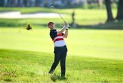 28 September 2023; Nicholas Gross of USA during the singles matches on day three of the Junior Ryder Cup at Marco Simone Golf and Country Club in Rome, Italy. Photo by Brendan Moran/Sportsfile