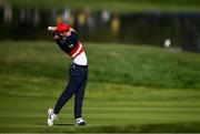 28 September 2023; Will Hartman of USA during the singles matches on day three of the Junior Ryder Cup at Marco Simone Golf and Country Club in Rome, Italy. Photo by Brendan Moran/Sportsfile