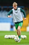 28 September 2023; Michael Noonan of Republic of Ireland before the U16 international friendly match between Republic of Ireland and Finland at Weavers Park in Drogheda, Louth. Photo by Tyler Miller/Sportsfile