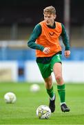 28 September 2023; Sam Steward of Republic of Ireland before the U16 international friendly match between Republic of Ireland and Finland at Weavers Park in Drogheda, Louth. Photo by Tyler Miller/Sportsfile